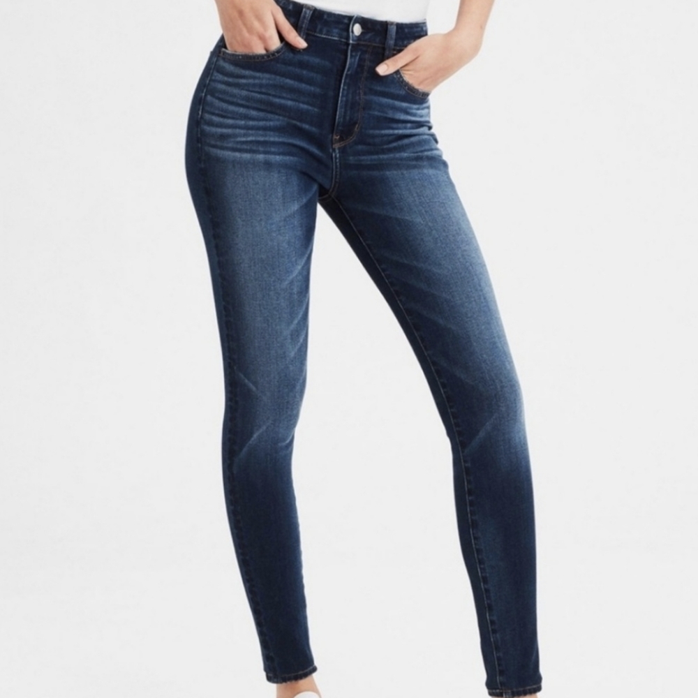 American Eagle Highest Rise Skinny Jeans 10 Short